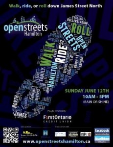 Open Streets Hamilton poster