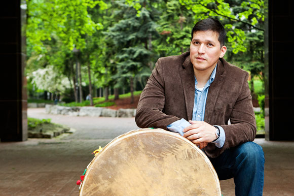 Anishinaabe educator Eddy Robinson